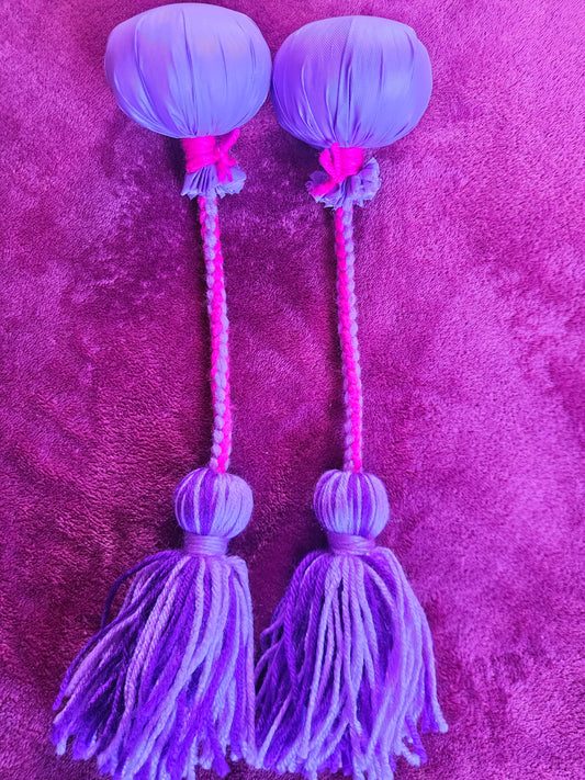 Purples and Pink Children's Poi - Purple Ball