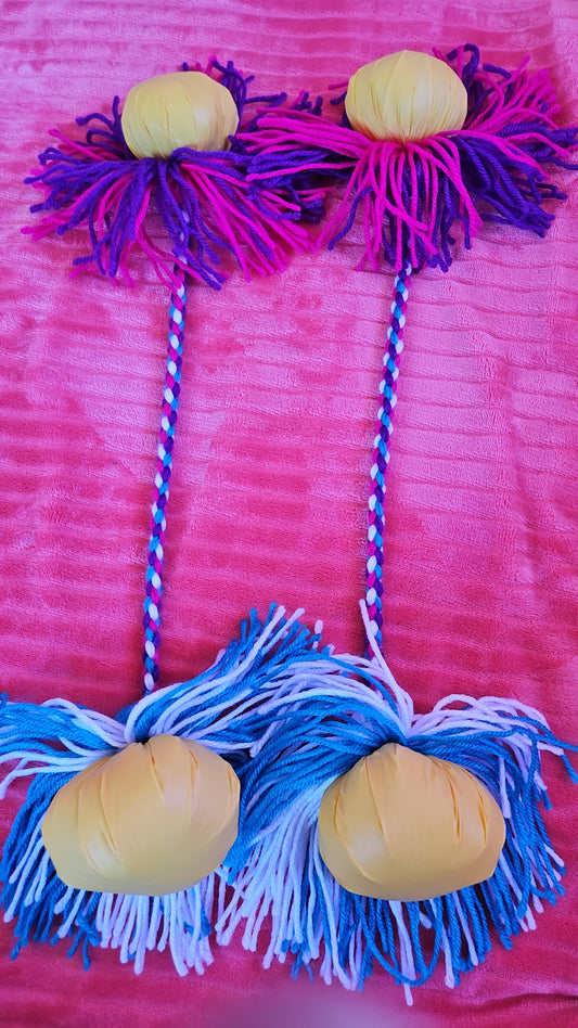 Double End Poi - Yellow Ball