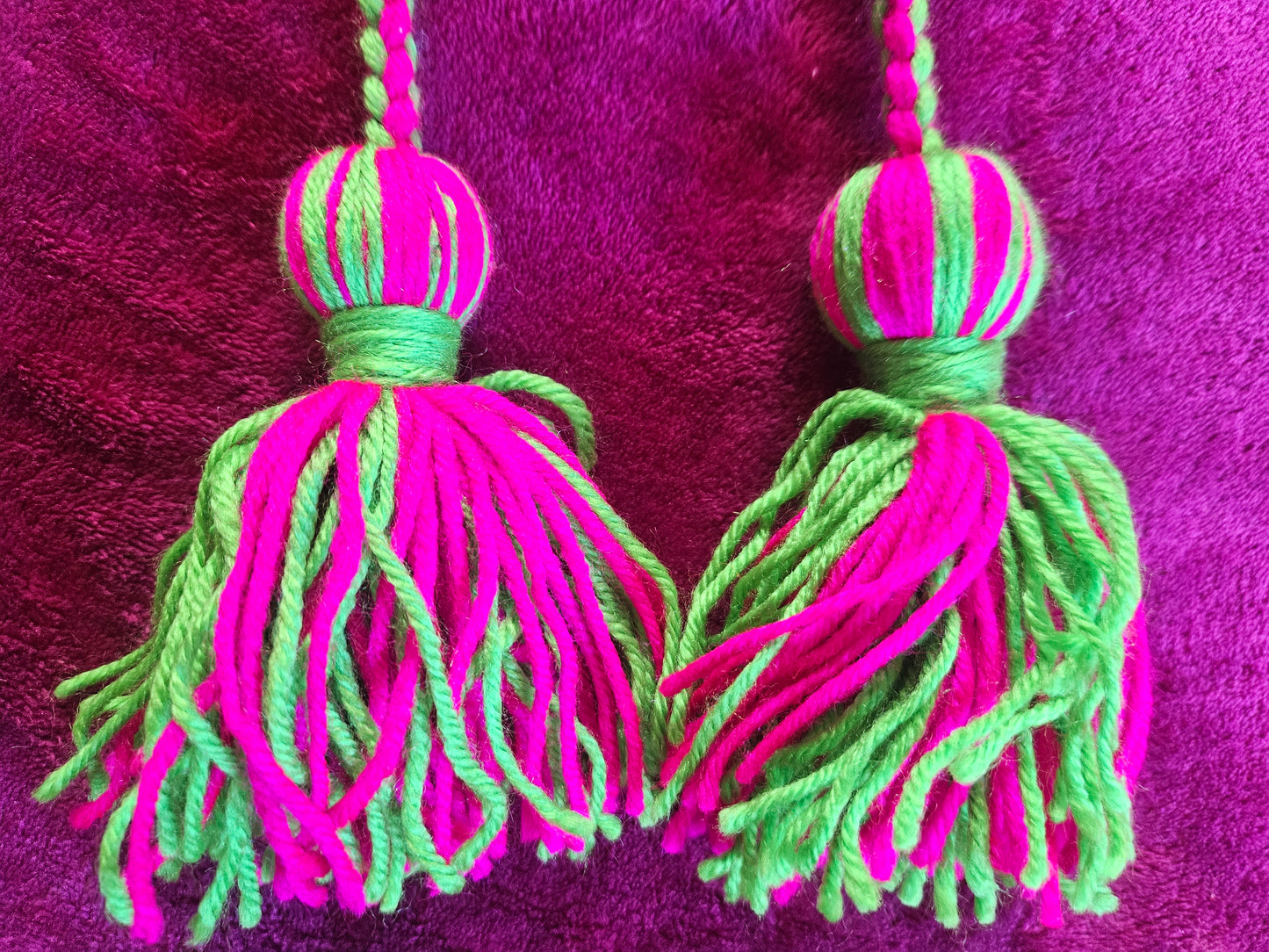 Pink and Green Children's Poi - Green Poi